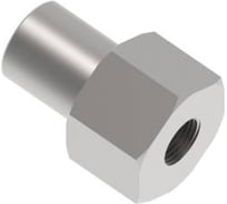 Штуцер под приварку Hy-Lok Weld female connector, 1/4 Hy-Lok o.d. - 1/4 bspp H-SSB-4T-4G
