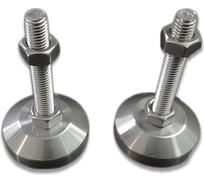 Опора винтовая регулируемая UnitMC 40хМ8х50 (основание нержавеющая сталь, винт нержавеющая сталь) 400204 40хМ8х50 SUS