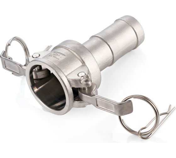 Камлок нержавеющий тип С TITAN LOCK серия EcoLine розетка с хвостовиком 4, AISI304, TL400CSS-EL