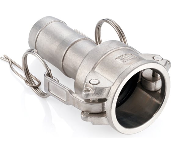 Камлок нержавеющий тип С TITAN LOCK серия EcoLine розетка с хвостовиком 4, AISI304, TL400CSS-EL