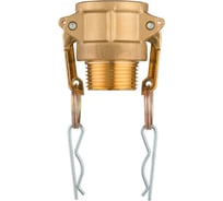 Камлок латунный TITAN LOCK тип B розетка, наруж. резьба BSP 2 1/2" TL250BBR