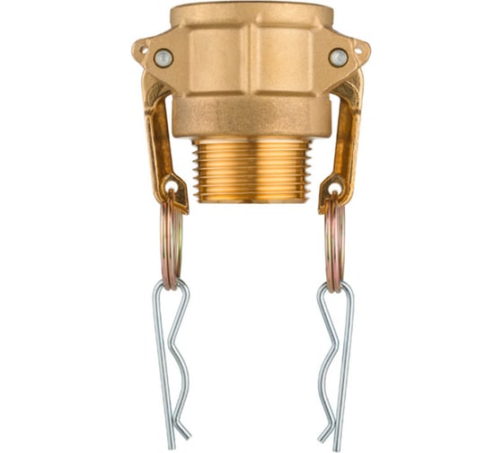 Камлок латунный TITAN LOCK тип B розетка, наруж. резьба BSP 2 1/2" TL250BBR