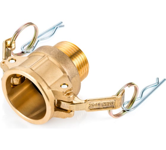 Камлок латунный TITAN LOCK тип B розетка, наруж. резьба BSP 2 1/2" TL250BBR