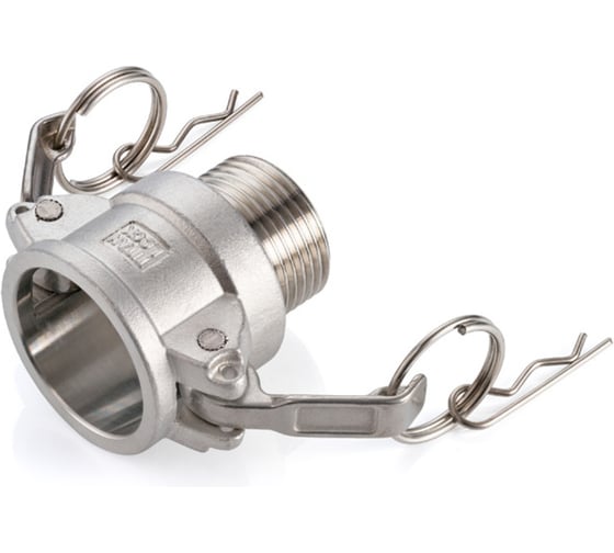 Камлок тип B TITAN LOCK серия EcoLine розетка, наружая резьба BSP 1/2, AISI304, TL50BSS-EL