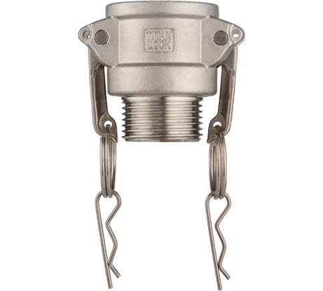 Камлок тип B TITAN LOCK серия EcoLine розетка, наружая резьба BSP 1 1/2, AISI304, TL150BSS-EL