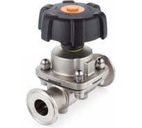 Мембранный клапан TITAN LOCK нержавеющий 316 типа clamp-clamp, DN20 DIN TL20DVCLSS