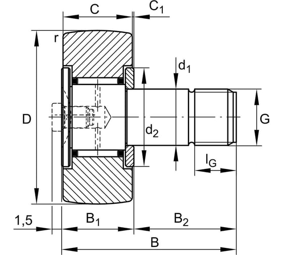 Подшипник BS Bearing KR19 2001001664619