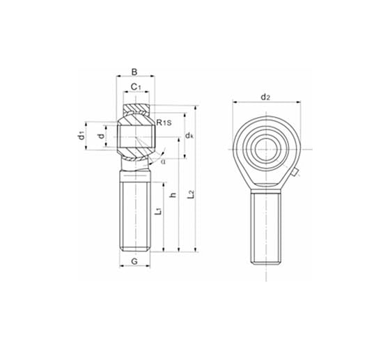 Шарнирный наконечник TECHNIX POS16ECL POS16ECLTECHNIX