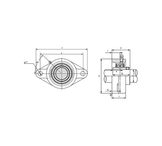 Подшипниковый узел TECHNIX UCFL206 UCFL206TECHNIX