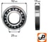 Шариковый подшипник UNITED PARTS 6205 сепаратор металл (открытый) 90-0461 3