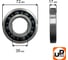 Шариковый подшипник UNITED PARTS 6207 сепаратор металл (открытый) 90-0636 3