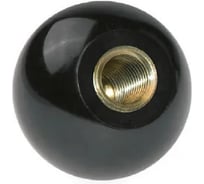 Ручка шаровая ЦКИ DIN319 C 50 ПЛАСТИК М12 ЧЕРНАЯ 1 шт 53461