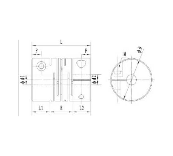 Муфта TECHNIX соединительная FC32-P2 (d=8 мм) FC32P2D8TECHNIX