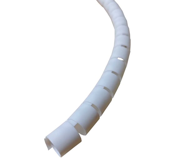 Спиральный защитный рукав PARLMU LXQ 10-2-k100 полиэтилен, размер 10, цвет белый, длина 100 м PR4900200-100 1