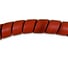 Спиральная пластиковая защита PARLMU SG-24-F13-k-10 полипропилен, размер 24, плоская поверхность, цвет красный, длина 10 м PR0300400-10 3