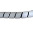 Спиральная пластиковая защита PARLMU SG-17-C15-k100 полипропилен, размер 17, выпуклая поверхность, цвет белый, длина 100 м PR1000100-100 3