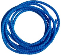 Спиральная пластиковая защита PARLMU SG-22-C14-k100 полипропилен, размер 22, выпуклая поверхность, цвет голубой, длина 100 м PR0900300-100