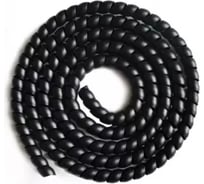 Спиральная пластиковая защита PARLMU SG-17-C11-k100 полипропилен, размер 17, выпуклая поверхность, цвет черный, длина 100 м PR0600100-100