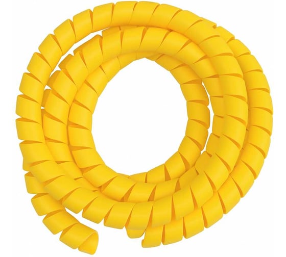 Спиральная пластиковая защита PARLMU SG-68-F12-k-10 полипропилен, размер 68, плоская поверхность, цвет желтый, длина 10 м PR0201500-10 1