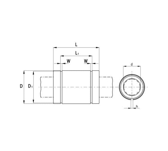 Линейный подшипник TECHNIX LME12-UU-AJ / KBS1232PP LME12UUAJTECHNIX