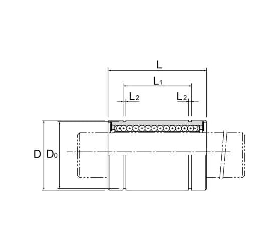 Линейный подшипник TECHNIX LM16-UU LM16UUTECHNIX