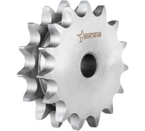 Звездочка ISKRA двойная для однорядных цепей 16B-1, Z=20, 1x17,02mm (PHS16B-1DSA20), DS12020