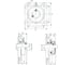 Корпус подшипника ISKRA F204PL (бел. пласт), F204PL 3