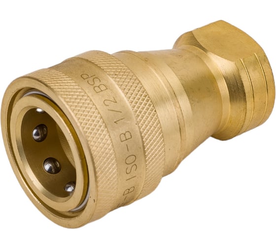 Соединение быстроразъемное серия B ISO 7241-B (1/2"; розетка; латунь) TITAN LOCK TL4BF-B
