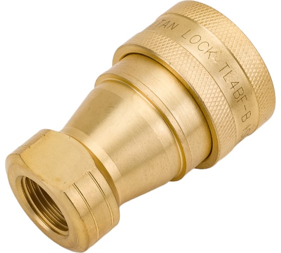 Соединение быстроразъемное серия B ISO 7241-B (1/2"; розетка; латунь) TITAN LOCK TL4BF-B