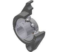 Корпусной шарикоподшипник SNR литой корпус, нержавеющая сталь SUCFL.204-12