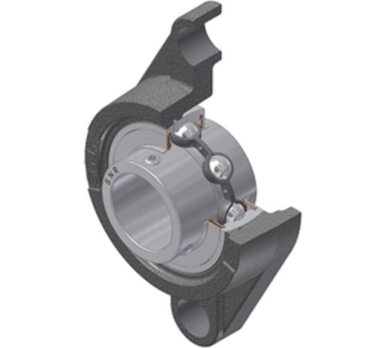 Корпусной шарикоподшипник SNR литой корпус, нержавеющая сталь SUCFL.204-12