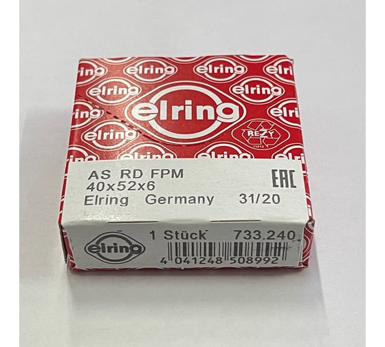 Сальник Oil seal (40x52x6 мм; RD AS FPM) Elring 733.240