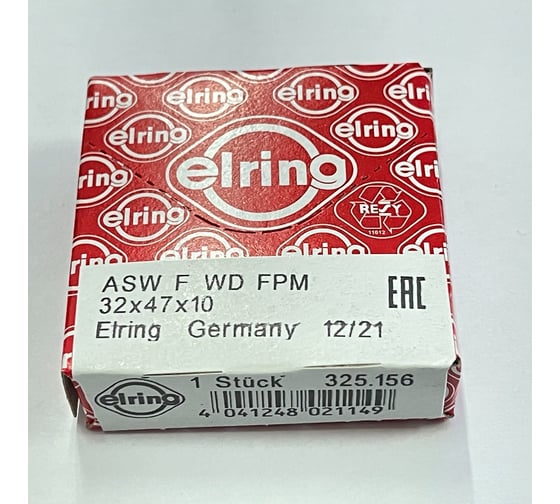 Сальник (32x47x10 мм; ASW WD FPM) Elring 325.156