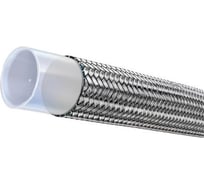Рукав тефлоновый TITAN LOCK (PTFE, гладкий) одна оплетка, R14 SAE100, d=25мм, 10 м TLGY025-R14