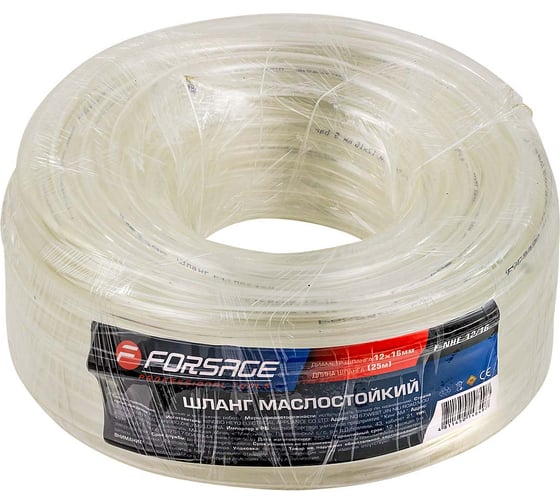 Шланг ПВХ маслостойкий Forsage 12мм х 16мм х 25м F-NHE-12/16(61374) 1