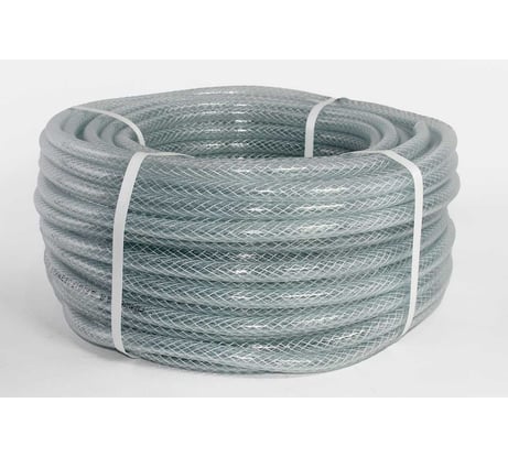 Пищевой шланг прозрачный армированный НОВЭМ (трубка) 8х2.5 мм, 25 м ШПА_8х2.5_25