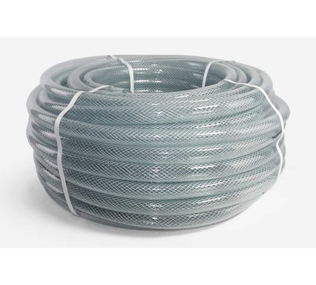 Пищевой шланг прозрачный армированный НОВЭМ (трубка) 18х3 мм, 30 м ШПА_18х3_30