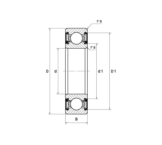 Подшипник SNR 6204EEC3