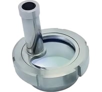 Диоптр гаечный TITAN LOCK под сварку, нержавеющий, с подсветкой DN65, TL065DWWDB