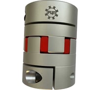 Муфта кулачковая алюминиевая ООО "РЦП ГРУПП" GS 24 RCP упругий элемент Sh98A (красный), D=55, L=78, ступицы зажимные, отверстия под расточку, dmin=10, dmax=28 ПГ-00000415