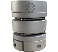 Муфта сервопривода двухшарнирная алюминиевая ООО "РЦП ГРУПП" NC 10 DK RCP D=35, L=44, ступицы зажимные, отверстия под расточку, dmin=6, dmax=15 ПГ-00002747