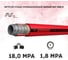 Рукав для подачи насыщенного пара напорный NetFlex VAPOUR HOT RED D 19x7xL40 (40 м) 7930168980810 3