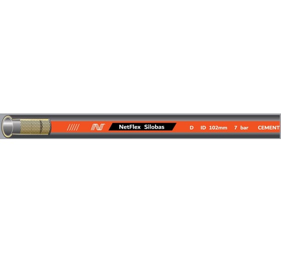 Рукав промышленный NetFlex SILOBAS 102x7xL20 "", 20 м 7930168980780