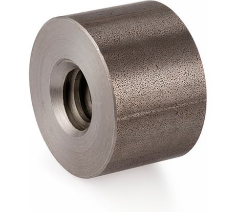 Гайка трапецеидальная ISKRA сталь, d=16 мм, шаг резьбы 4 мм, лев. резьба KSM164G-ISKRA