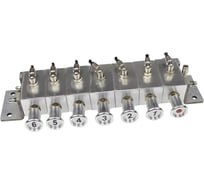 Пневматический блок управления донными клапанами автоцистерны TITAN LOCK 6-и отсечный, алюм. TLCU6