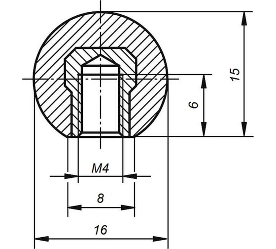 Ручка шаровая KIPP K0159.21604