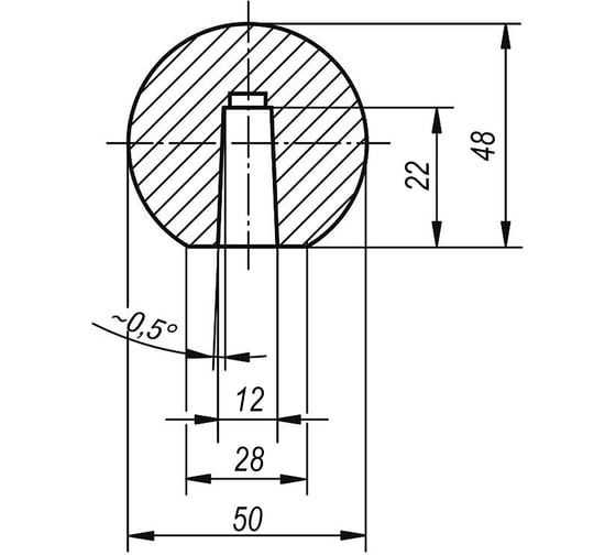 Ручка шаровая KIPP K0159.35012