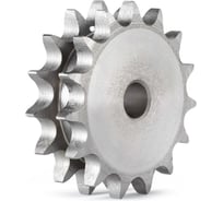Звездочка двойная для однорядных цепей ISKRA 10B-1, Z=12, 5/8x3/8 (PHS 10B-1DSA12) DS10012-ISKRA