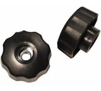 23 Болта Ручка фиксатор барашек сквозная d 42 мм с гайкой М6, 2 шт. 23 БОЛТА 35-1400ф2