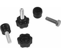 Разборная ручка-фиксатор (барашек) 23 Болта d21 мм, с болтом, М6x16, 10 шт 35-0300ф10